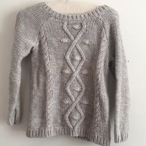 Old Navy Grey Knit Sweater size 18-24 months.